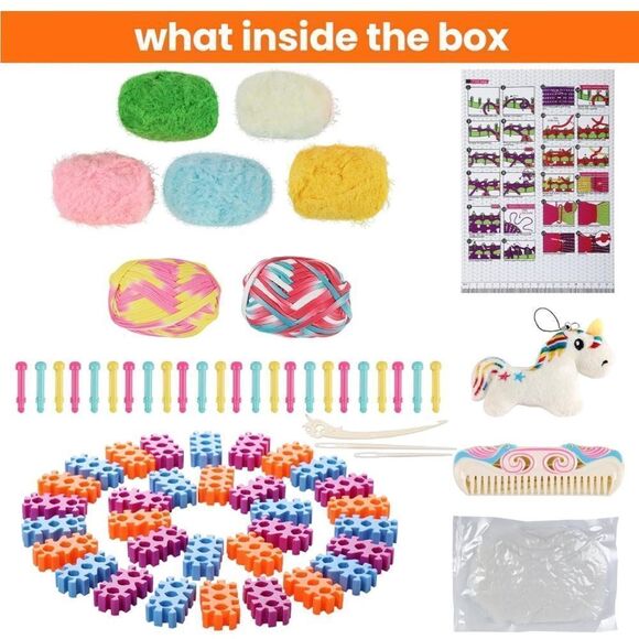 Buy Now | NIB Weaving Loom Kit Creative Adjustable Knitting Loom - Picture 2 of 7